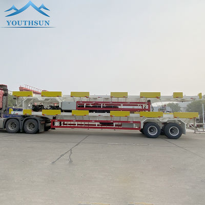 45tons 60tons 터미널 반 트레일러 40ft 45ft 컨테이너 40ft 컨테이너 용량