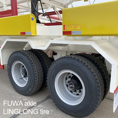 45tons 60tons 터미널 반 트레일러 40ft 45ft 컨테이너 40ft 컨테이너 용량