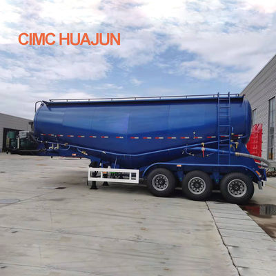 90 /50 안전 시멘트 운송을 위한 King Pin 3 Axles 40CBM 45CBM 시멘트 반 트레일러