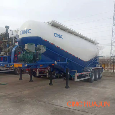 90 /50 안전 시멘트 운송을 위한 King Pin 3 Axles 40CBM 45CBM 시멘트 반 트레일러