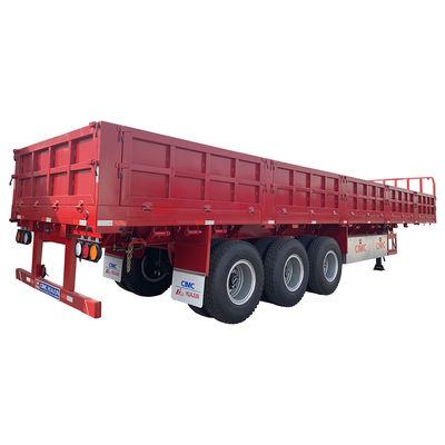13000*2550*2280mm 3 축 화물 반트레일러 60톤 Q345 또는 HG700