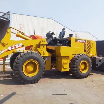 92 KW 전면 로더 LW400FN 4톤 휠 로더 트랙터 설계 23.5-25