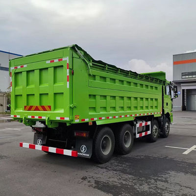 노치 F3000 8X4 왼쪽 운전 무거운 기계용 덤프 트럭 10 타이어 351-450hp