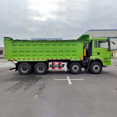 노치 F3000 8X4 왼쪽 운전 무거운 기계용 덤프 트럭 10 타이어 351-450hp