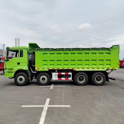 노치 F3000 8X4 왼쪽 운전 무거운 기계용 덤프 트럭 10 타이어 351-450hp